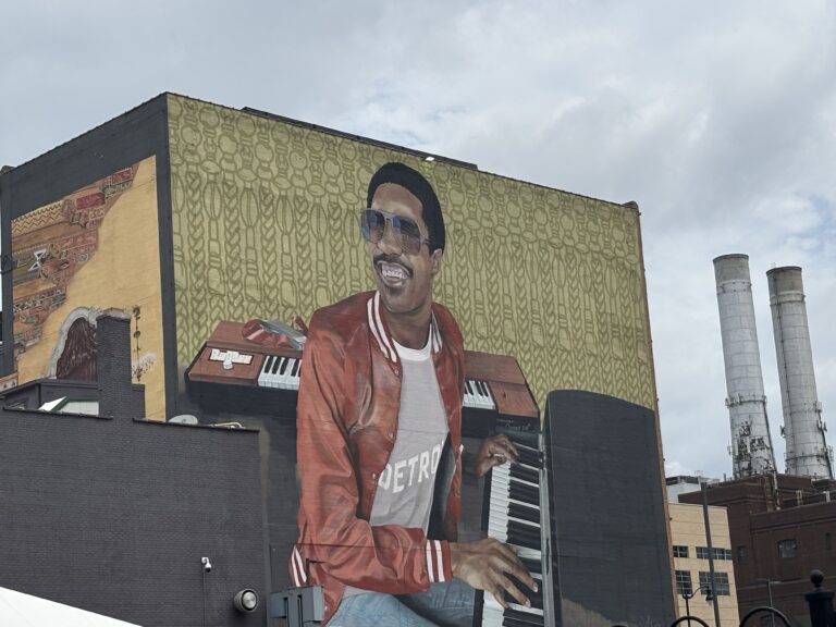 Stevie Wonder mural Detroit