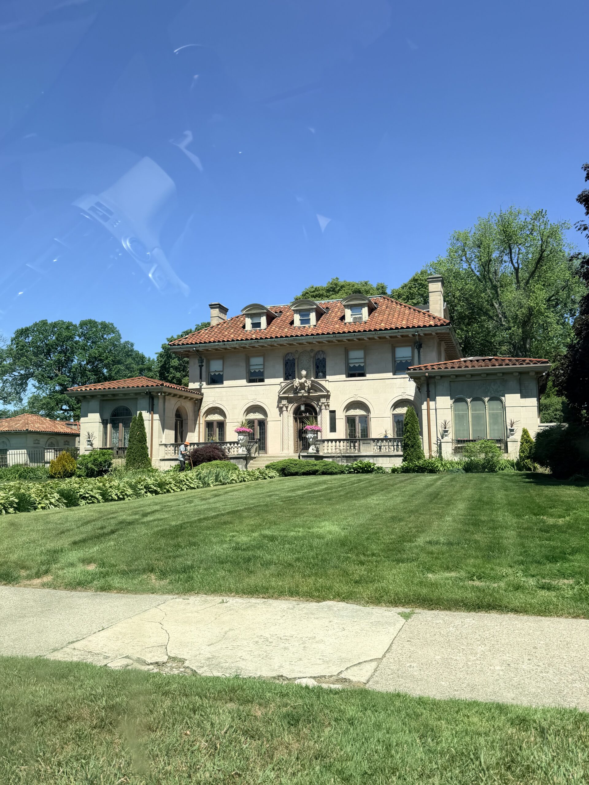 Berry Gordy's Motown Mansion, a Renaissance Revival house on West Boston Boulevard in Detroit