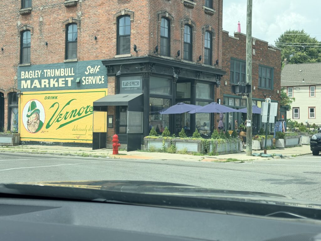 Street view of Folk Detroit
