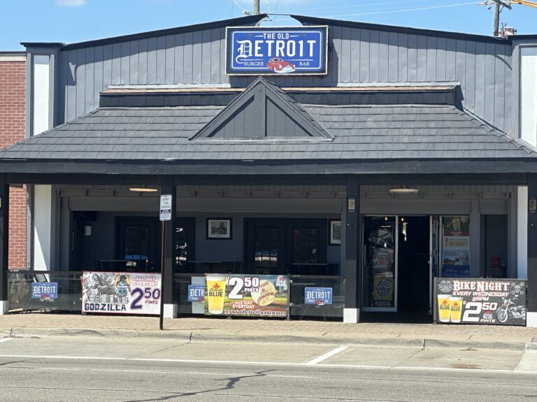 Street view of Old Detroit Burger Bar Clawson