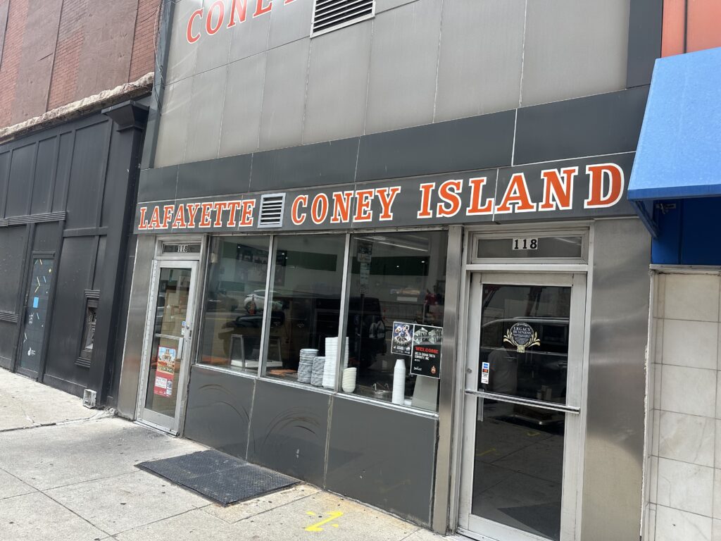 Exterior photo of Lafayette Coney Island