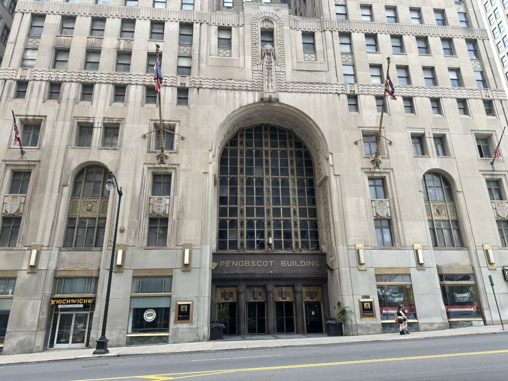 Exterior view of The Penobscot Building