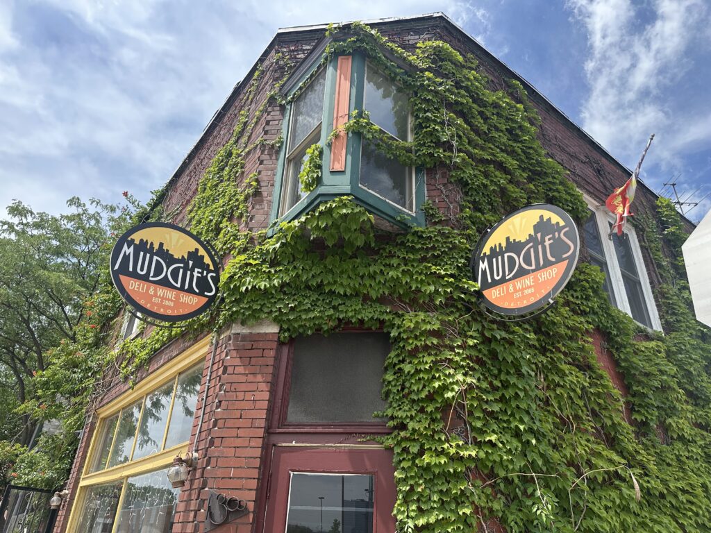 Exterior of Mudgie's Deli Corktown