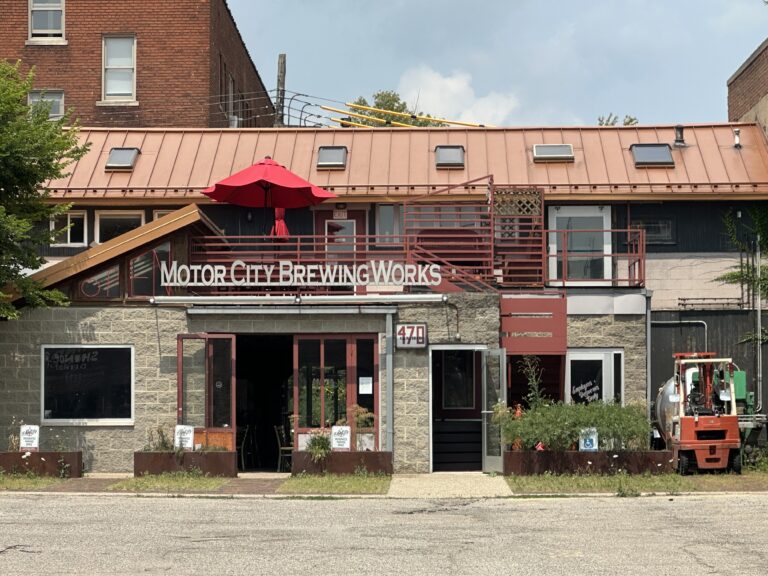 Exterior of Motor City Brewing Works Detroit