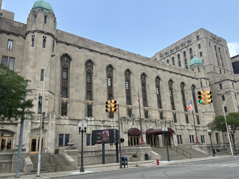 Exterior view of Masonic Temple Detroit