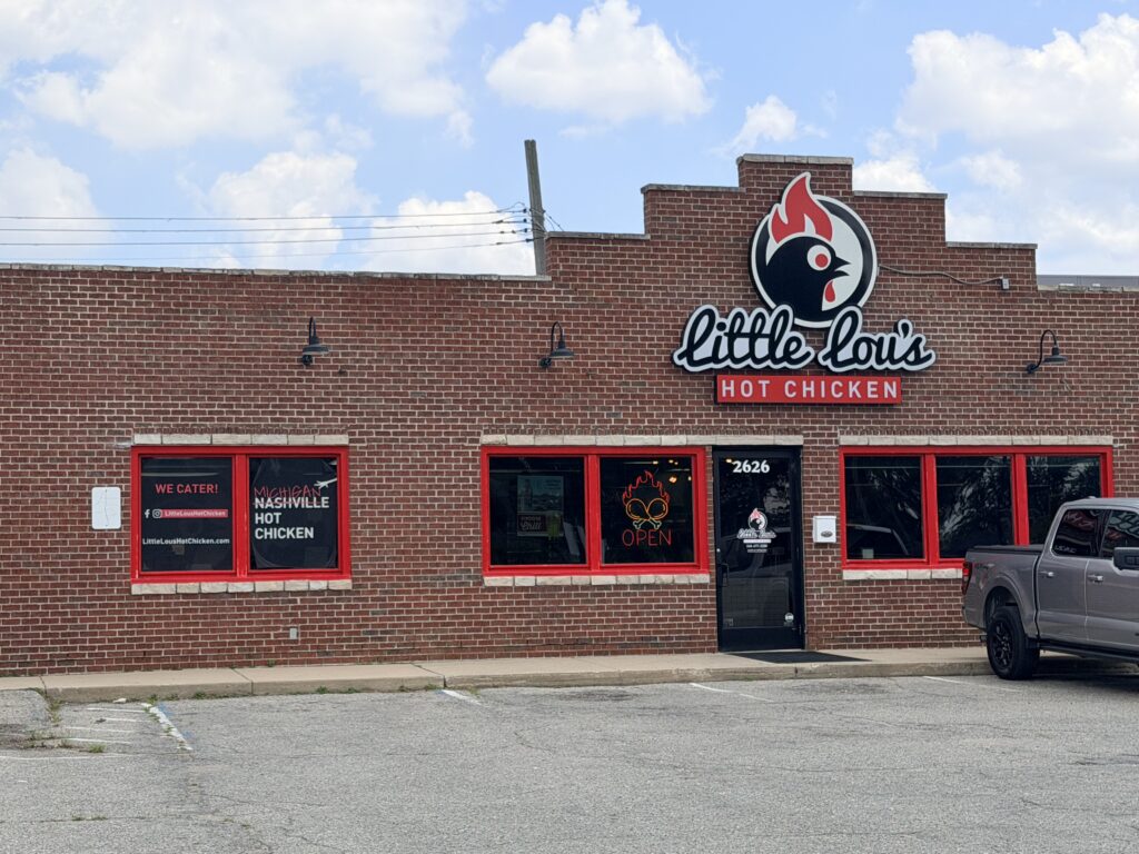 Exterior view of Little Lou's Hot Chicken Berkley